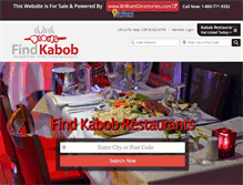 Tablet Screenshot of findkabob.com